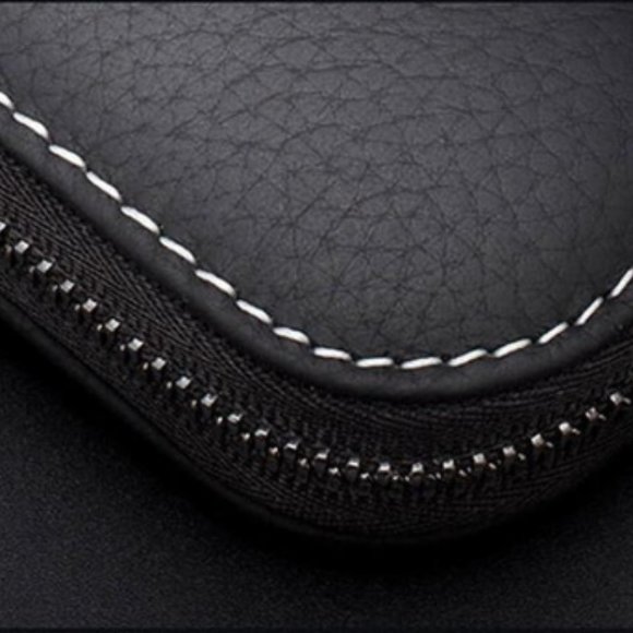 Multi Brand Leather Black Volvo Key Cover #83 - Picture 5 of 11